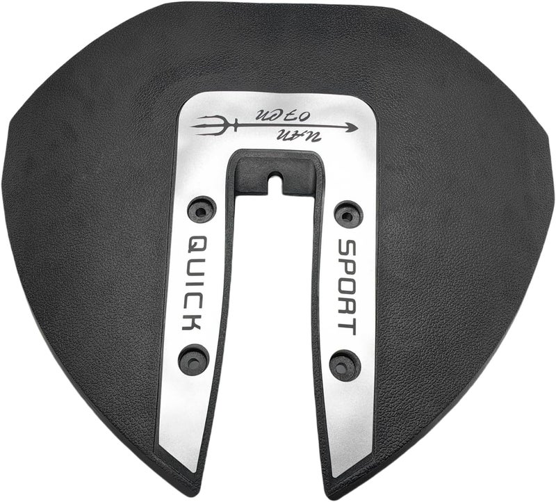 SeaSierra Boat Marine Whale Tail Hydrofoil Surfboard Stabilizer for 40 – 350 HP Small Outboard Motor and Out Drive Silver - Image 4